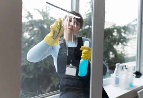 Nettoyage de vitres intérieures et extérieures à Damiatte